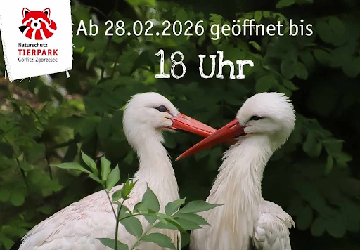Ab 28.02.2026 öffnet der Görlitzer Naturschutz-Tierpark wieder bis 18 Uhr