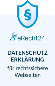 eRecht24 Datenschutzerklärung-Siegel – rechtssichere Websites