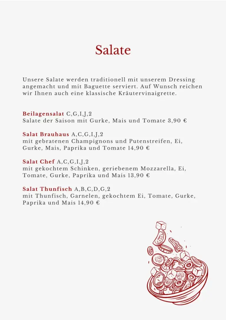 Google Business Foto - MENU